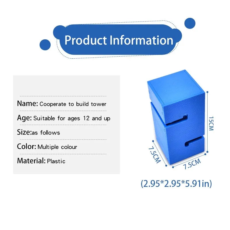 Child Outdoor Teamwork Game Props Toy Children Cooperate To Build Tower  Kindergarten Sensory Equipment Kids Sports Toys