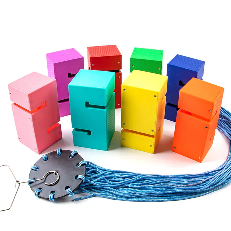 Child Outdoor Teamwork Game Props Toy Children Cooperate To Build Tower  Kindergarten Sensory Equipment Kids Sports Toys