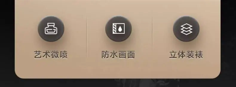 Decorative Wall Clock Rizhao Jinshan Restaurant Painting Light Luxury Wall Hanging Living Room Creative Wall Clock