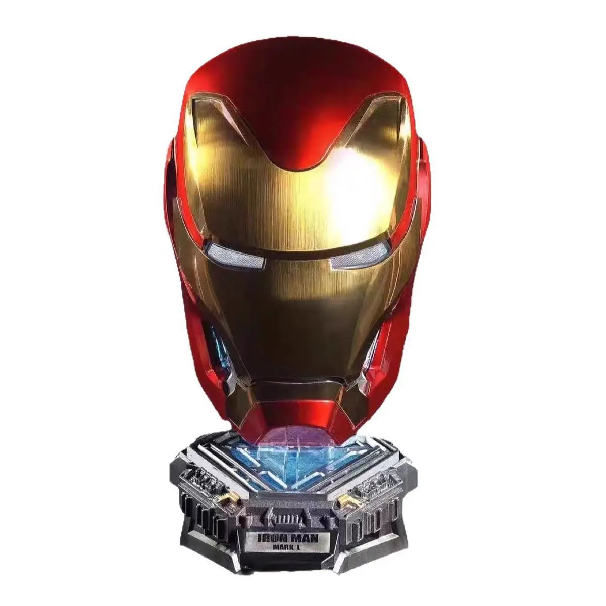 New Rc Marvel Iron Man Mk50 Wearable Helmet Voice-Activated Deformation Around Figures Animation Derivatives Model Toy Gift
