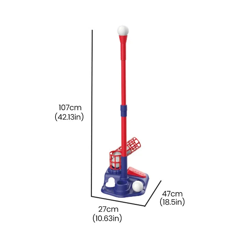 3-In-1 Baseball Catapult Launcher Automatic Fun Safe Sports Exercise Parent-Child Interaction Outdoor Sport Toys