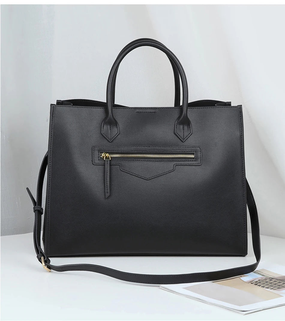 BEEP Luxury Handbags Women Bags Designer Leather Cowhide Leather Shoulder Bag Women Tote Capacity Brand Luxury Tote Big bags