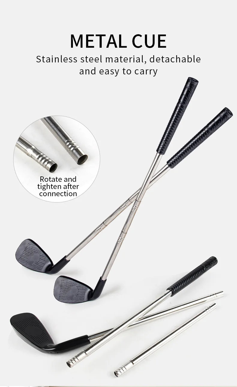 Golf Set Game Mat Target Strap Stand Indoor and Outdoor Portable Parent Child Interactive Children's Toy