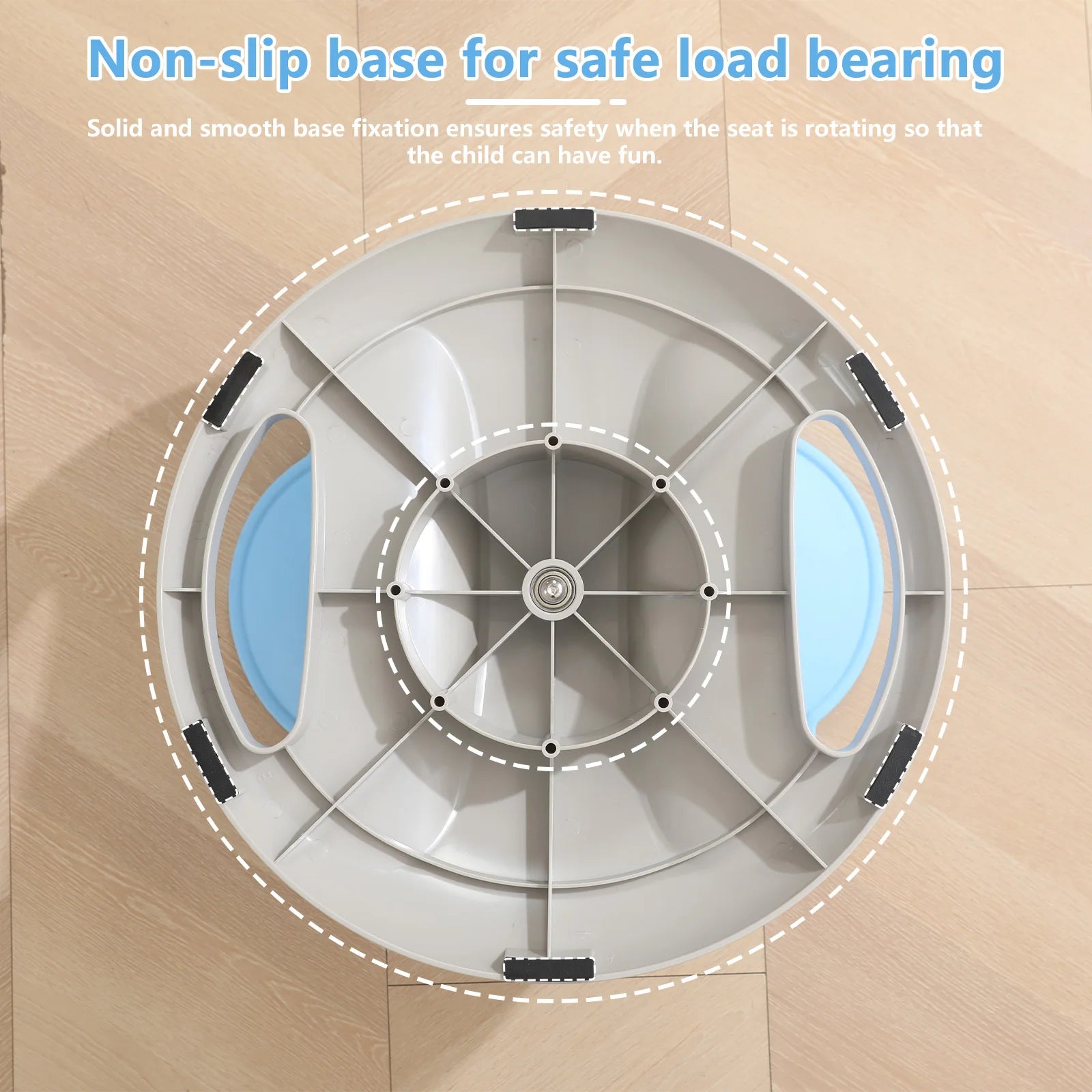 Swivel Chair for Kids, 360° Spinning Seat, Toddler Sit & Spin Chair, Sensory Balance Toys for Children, Autism Sensory Equipment