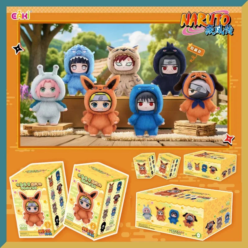 New EAKI Naruto Blind box Shippuden Party Series Stuffed Plush Handmade Ornament Toy Collection Gift