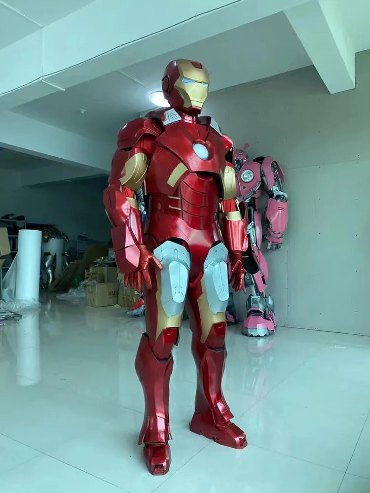 Iron Man Real Person Wearable Battle Suit 1:1 Full Body Armor Adult Robot Armor Suit Mecha Cos Clothing Model Toy Christmas Gift