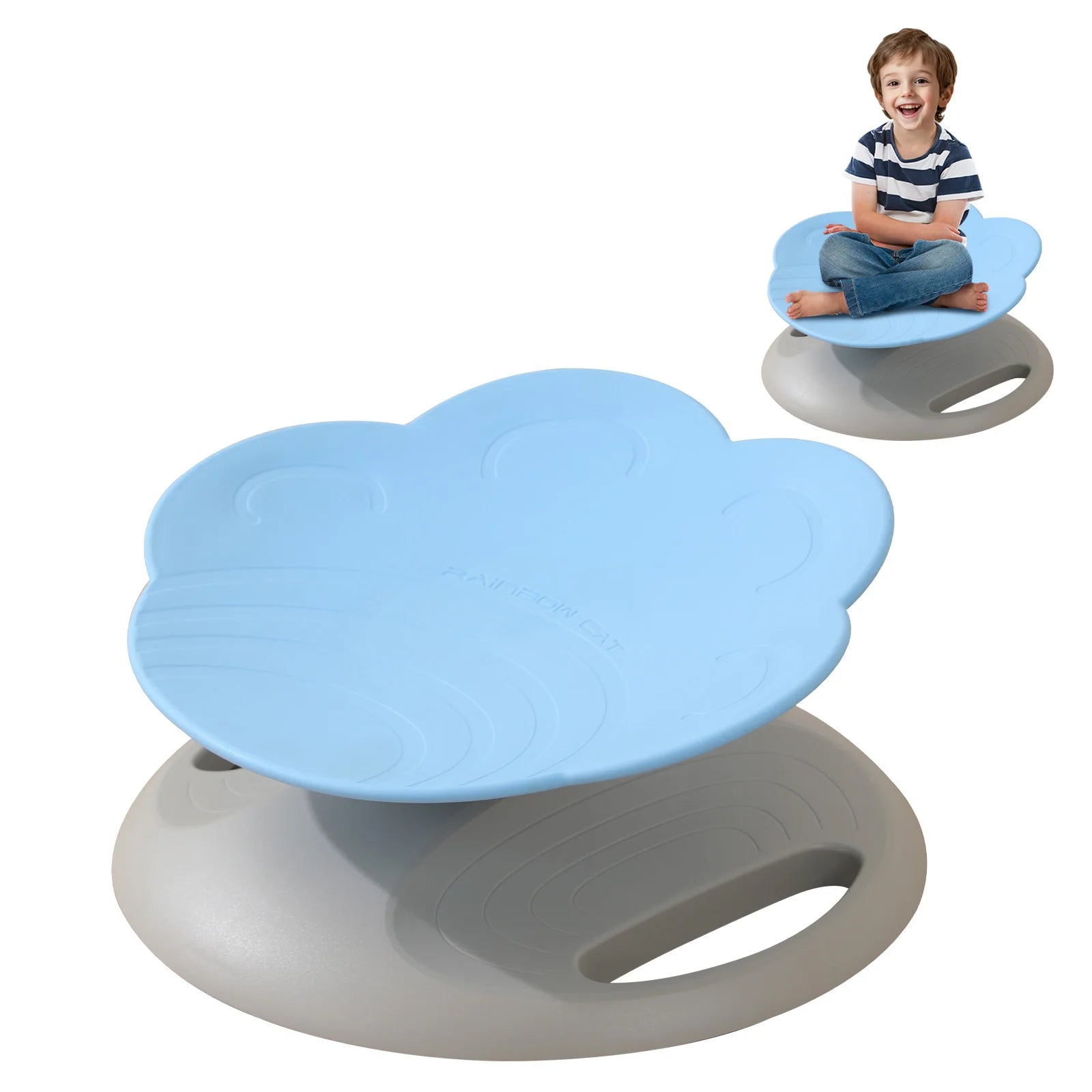 Swivel Chair for Kids, 360° Spinning Seat, Toddler Sit & Spin Chair, Sensory Balance Toys for Children, Autism Sensory Equipment