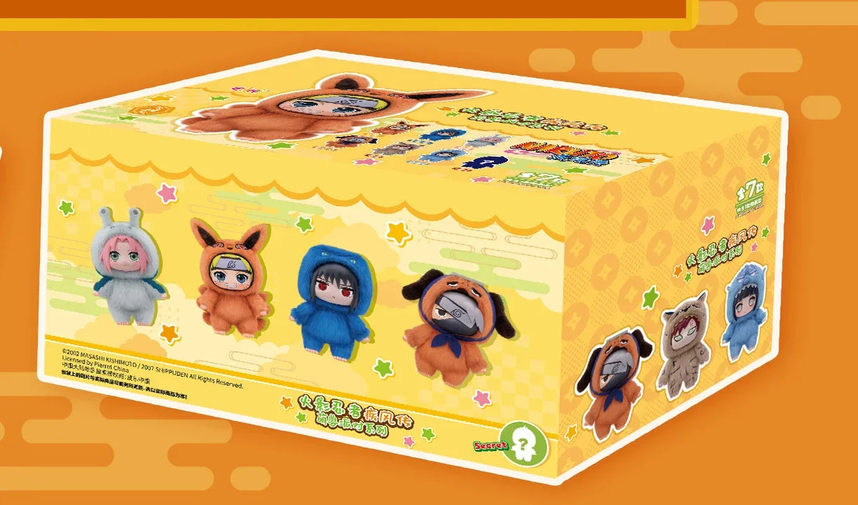 New EAKI Naruto Blind box Shippuden Party Series Stuffed Plush Handmade Ornament Toy Collection Gift