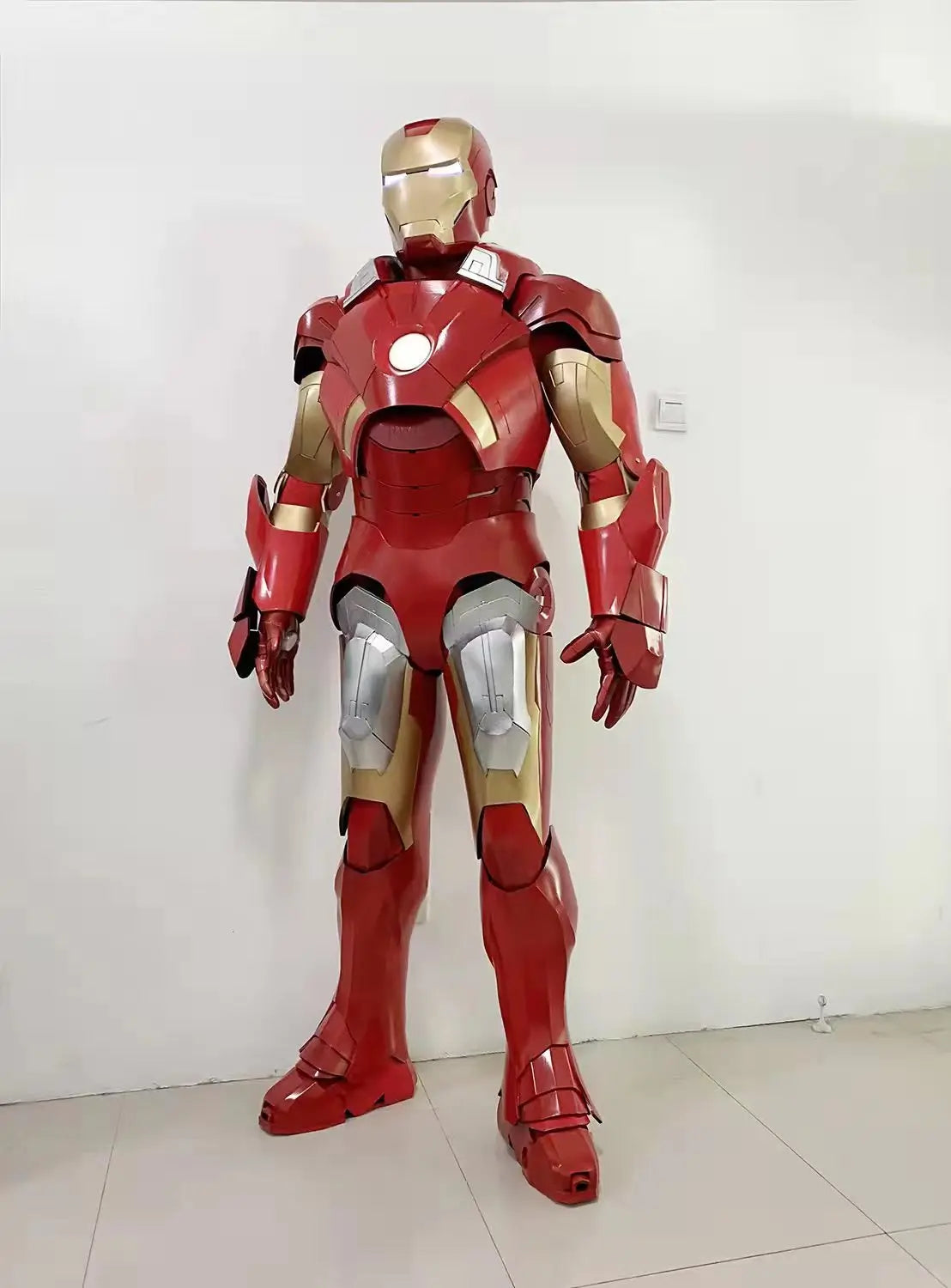 Iron Man Real Person Wearable Battle Suit 1:1 Full Body Armor Adult Robot Armor Suit Mecha Cos Clothing Model Toy Christmas Gift
