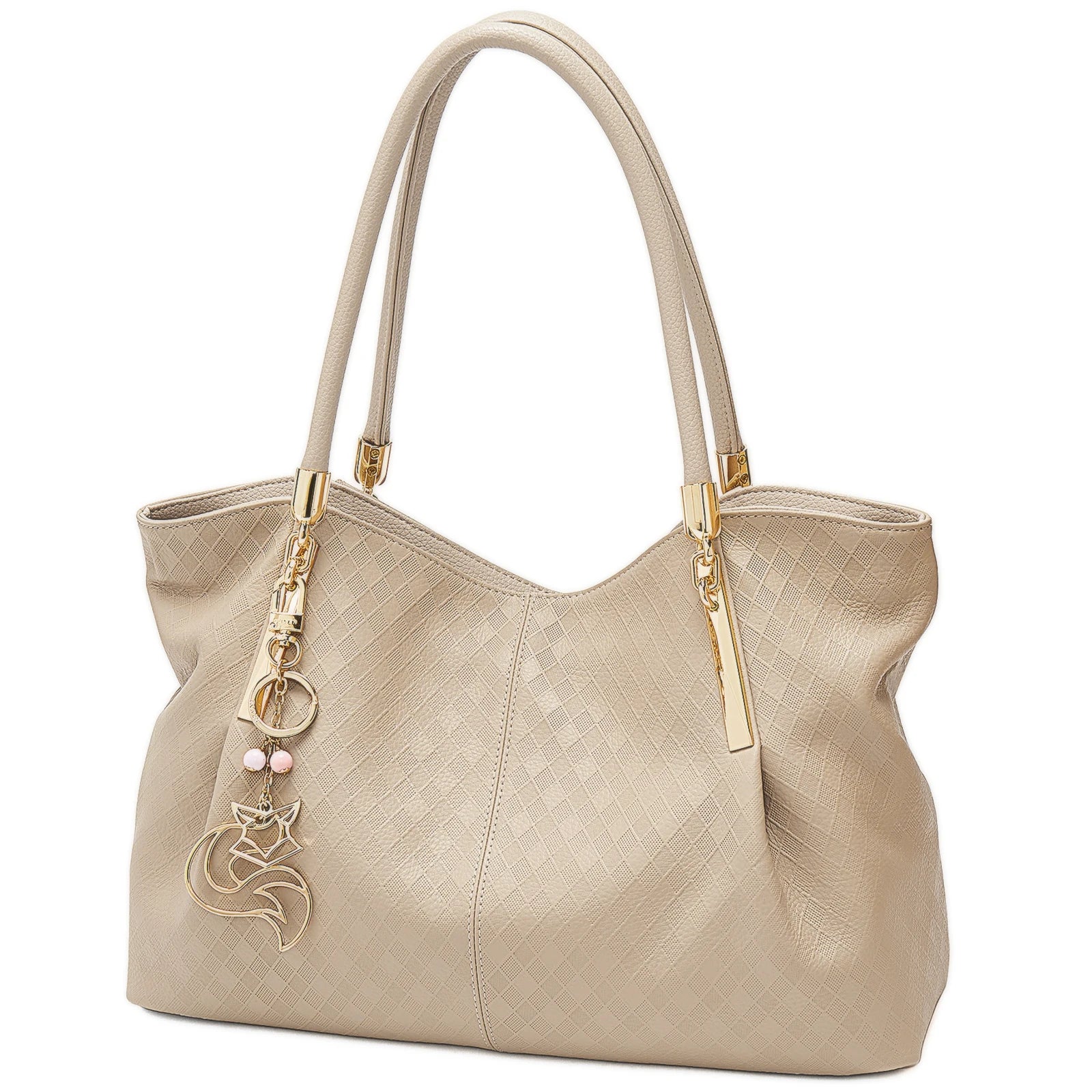 FOXER 2025 New Women's Shoulder Bag Genuine Leather Elegant Female Tote Large Bag Fashion Handbag Commuter Luxury Gift