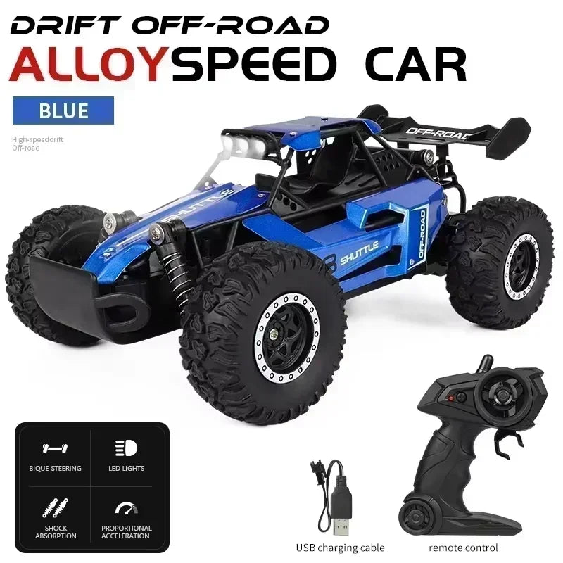 New 1:16 RC Car Remote Control Cars 2.4G Buggy Truck Drift Racing Climbing Off Road Vehicle Outdoor Toy Boy Kids Childrens Gifts