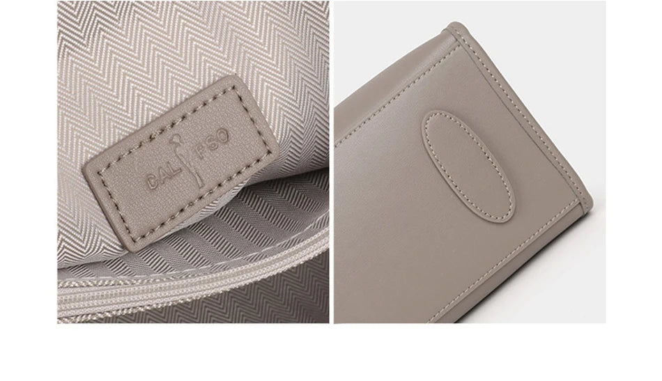 BEEP Luxury Handbags Women Bags Designer Leather Cowhide Leather Shoulder Bag Women Tote Capacity Brand Luxury Tote Big bags