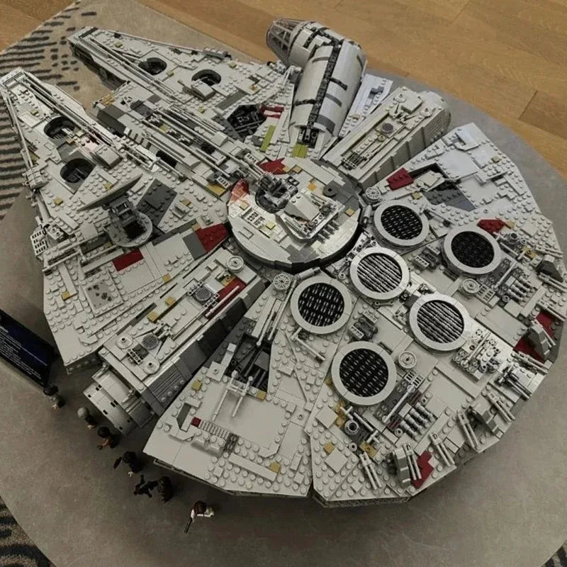 The Large Millennium Ship 75192 Falcon Spaceship Model Set Compatible Home Decoration Assembly Toys For Adults And Kids Gifts