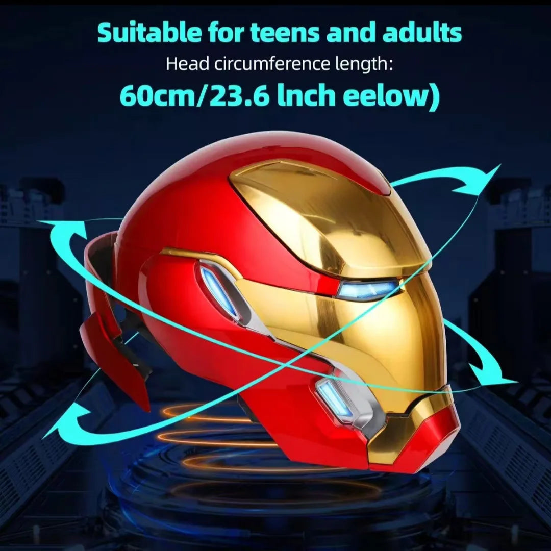 New Rc Marvel Iron Man Mk50 Wearable Helmet Voice-Activated Deformation Around Figures Animation Derivatives Model Toy Gift