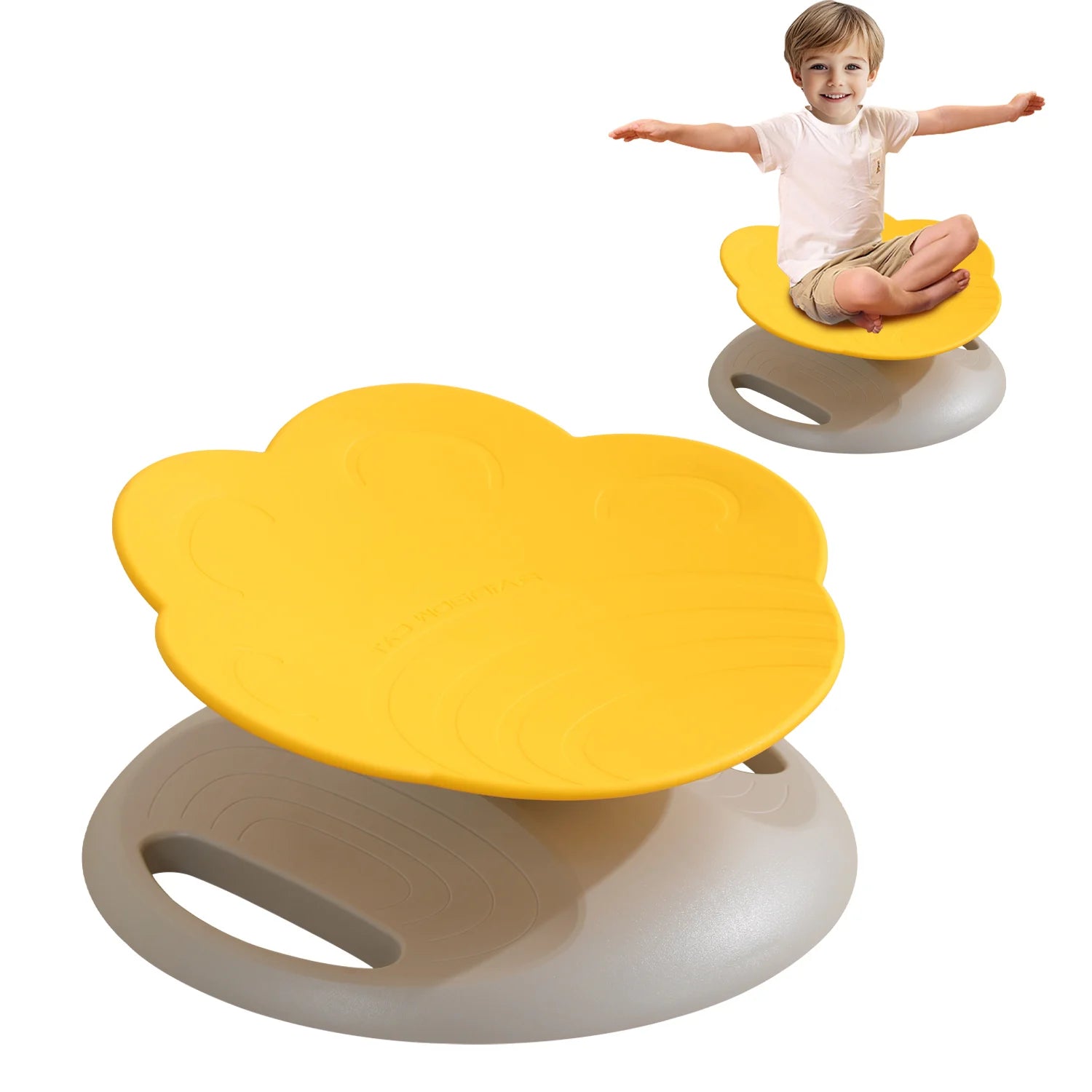Swivel Chair for Kids, 360° Spinning Seat, Toddler Sit & Spin Chair, Sensory Balance Toys for Children, Autism Sensory Equipment