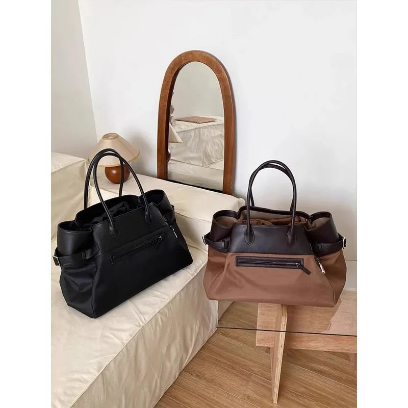 Margaux 17 Inside Out Genuine Leather Tote Bags For Women Luxury Classic Handbags Pocket Large Capacity Shoulder Bag