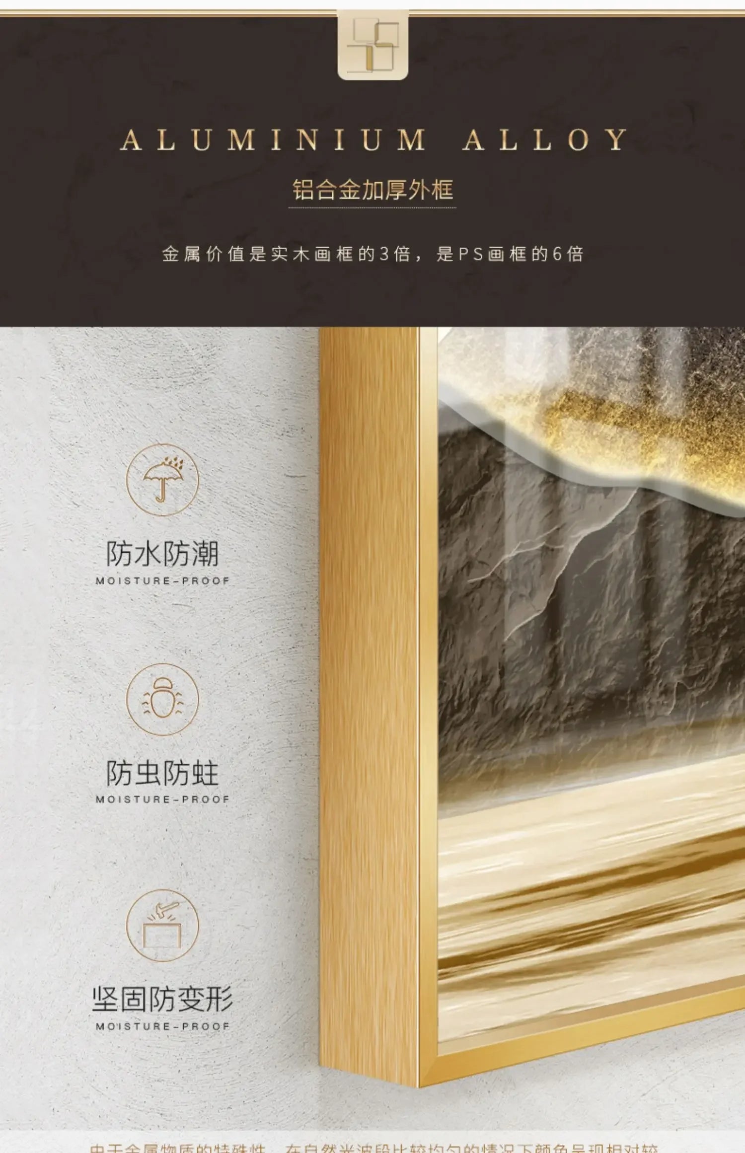 New Home Decor Wall Clock Living Room Decoration Landscape Painting Perpetual Calendar Timepiece Wall Decoration