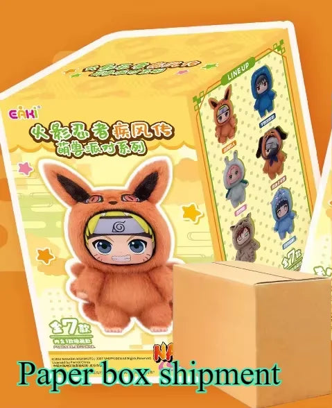 New EAKI Naruto Blind box Shippuden Party Series Stuffed Plush Handmade Ornament Toy Collection Gift