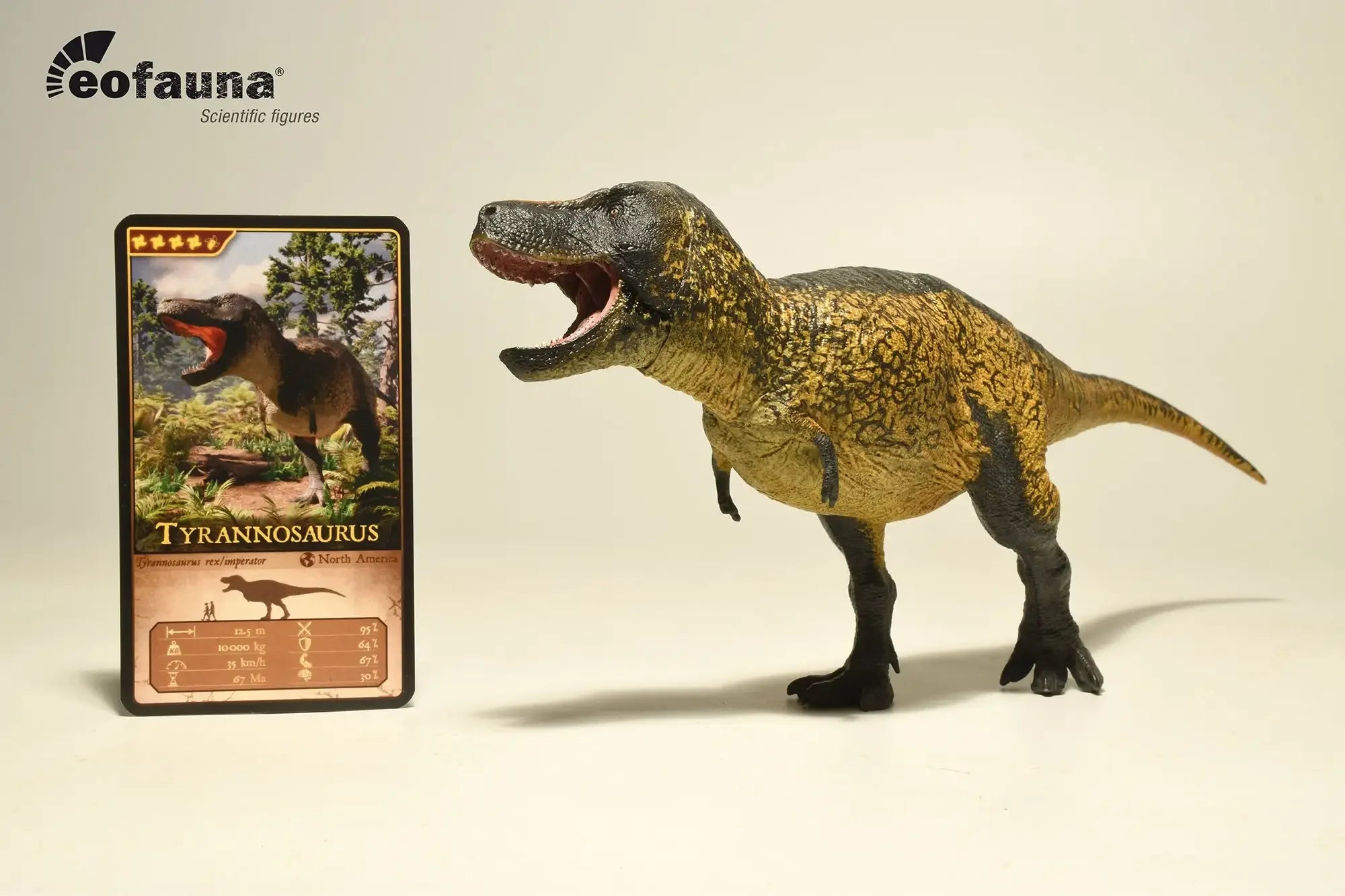Eofauna 1:35 Scale Tyrannosaurus SUE Model Dinosaur Animal Statue Collection Scene Decoration Birthday Gift Toys