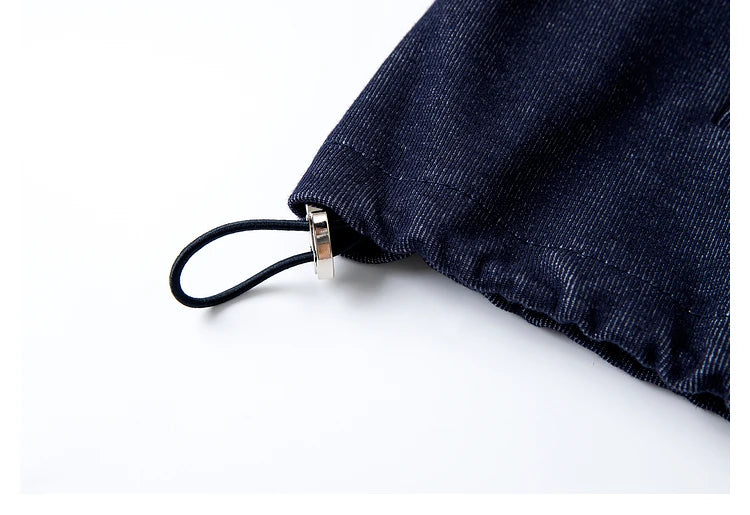 VIMLY 2 Piece Pant Set Woman Casual Outfits Women's Pant Suit 2025 Blue Stand-up Collar Jacket and Trouser Female Clothing A0119