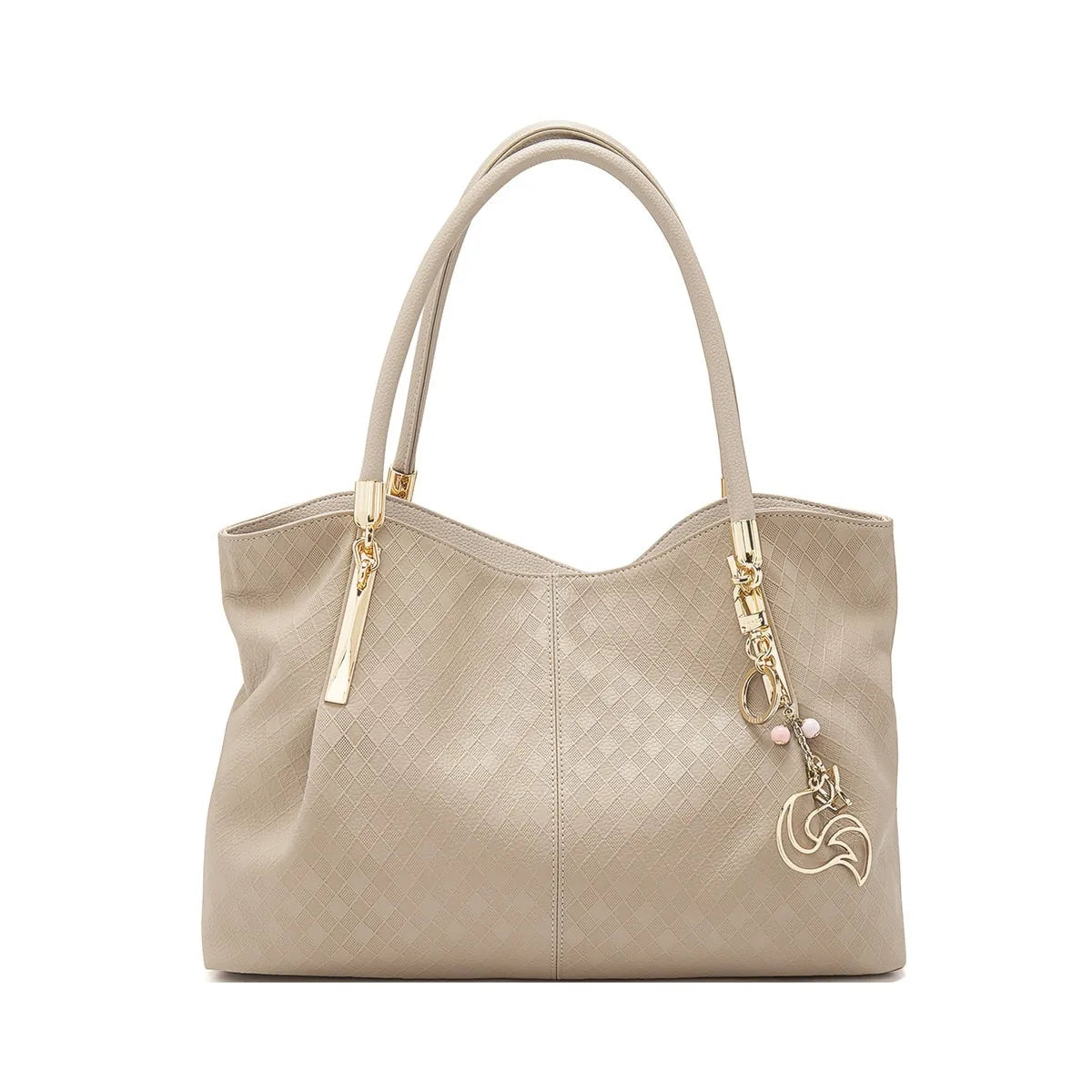 FOXER 2025 New Women's Shoulder Bag Genuine Leather Elegant Female Tote Large Bag Fashion Handbag Commuter Luxury Gift