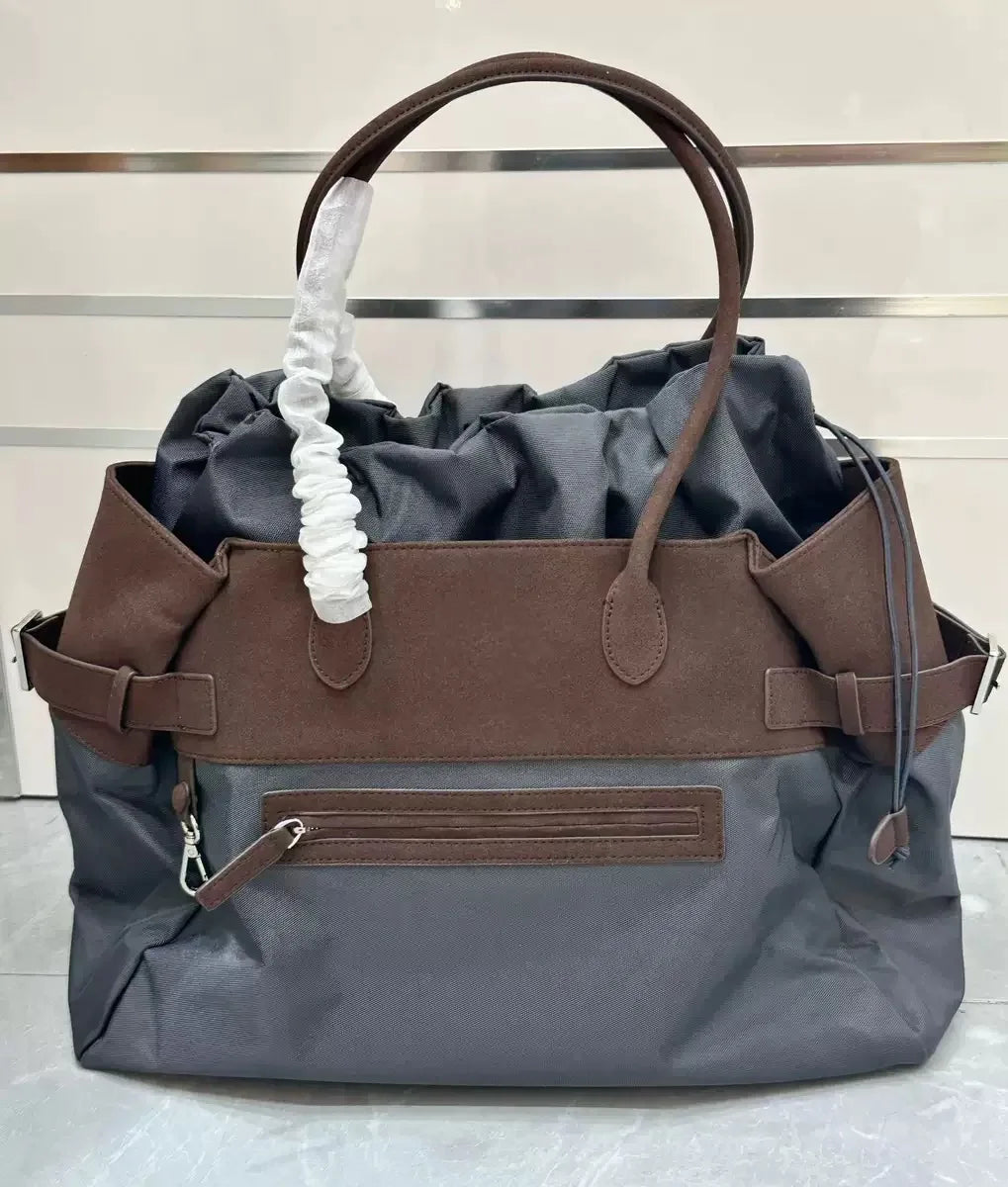 Margaux 17 Inside Out Genuine Leather Tote Bags For Women Luxury Classic Handbags Pocket Large Capacity Shoulder Bag