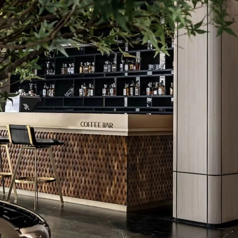 3D Mosaic Wall Panel Black Walnut Solid Wood Light Luxury Simple Acoustic Diffuser Background Wall Decoration Wall Stickers