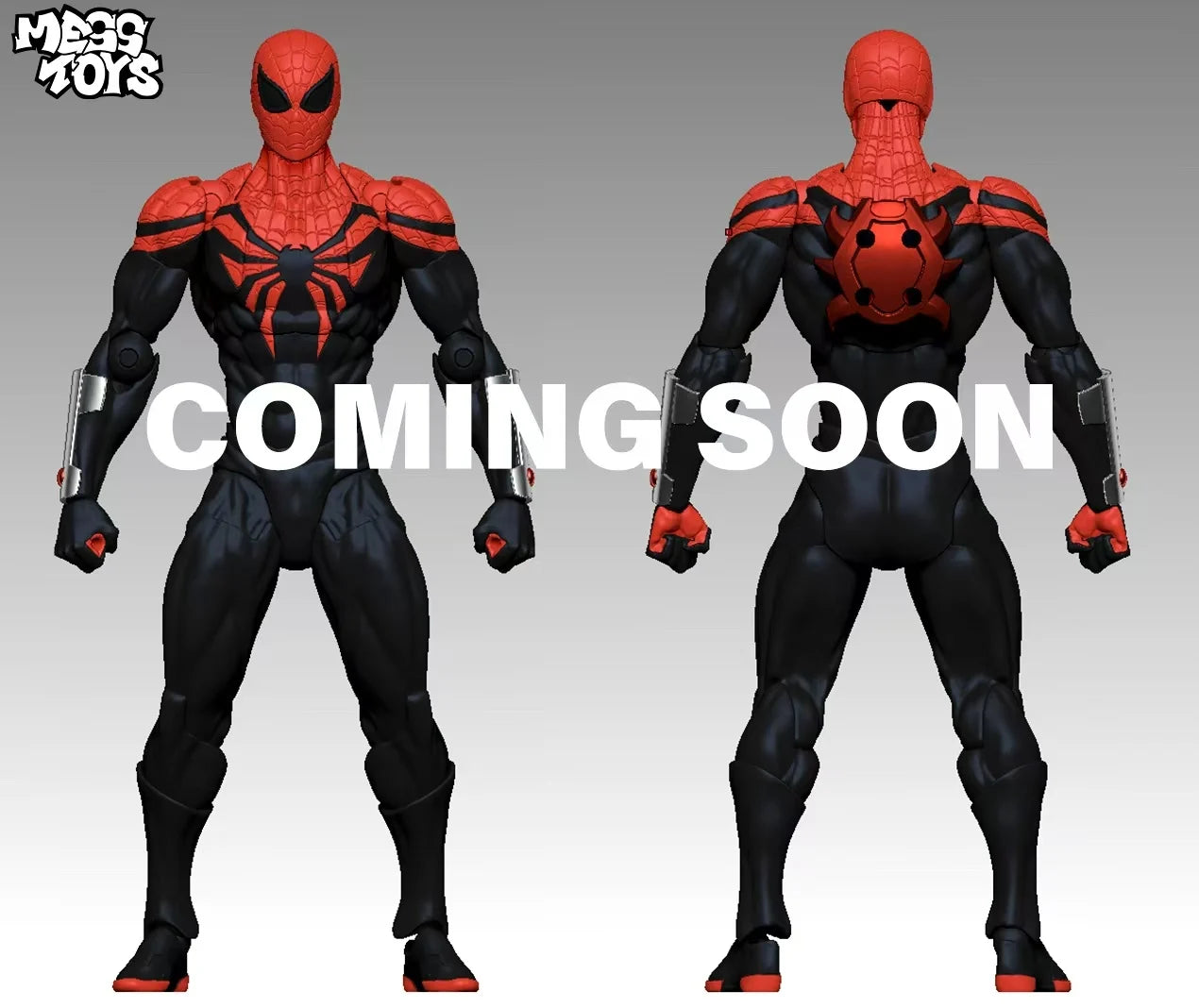 Mess Toys Spider Anime Figure Black Suit Neighbor Symbiote Scarlet Spider Kaine Parker Black Red Spider Action Figure Gifts Toys