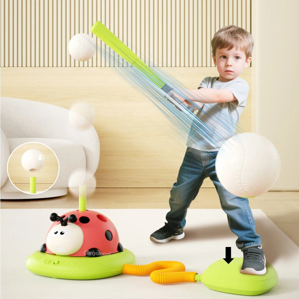 Musical Jump Sports Toys Rocket Launcher for Kid Ring Toss Game with Remote Control Indoor Outdoor Machine Gifts for Girls Boys
