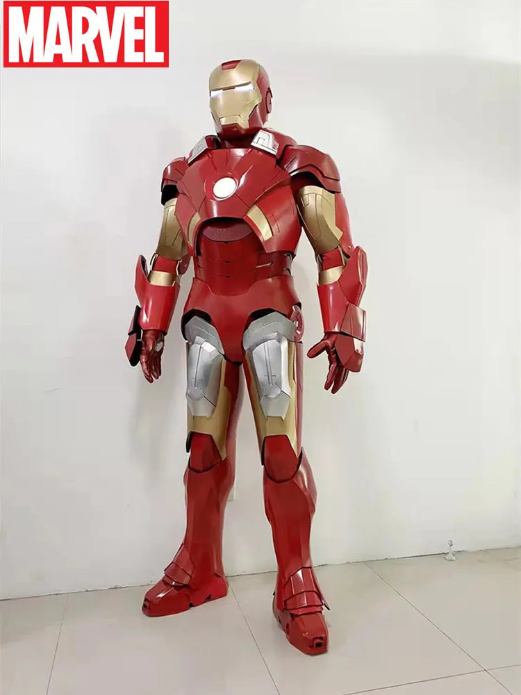 Iron Man Real Person Wearable Battle Suit 1:1 Full Body Armor Adult Robot Armor Suit Mecha Cos Clothing Model Toy Christmas Gift