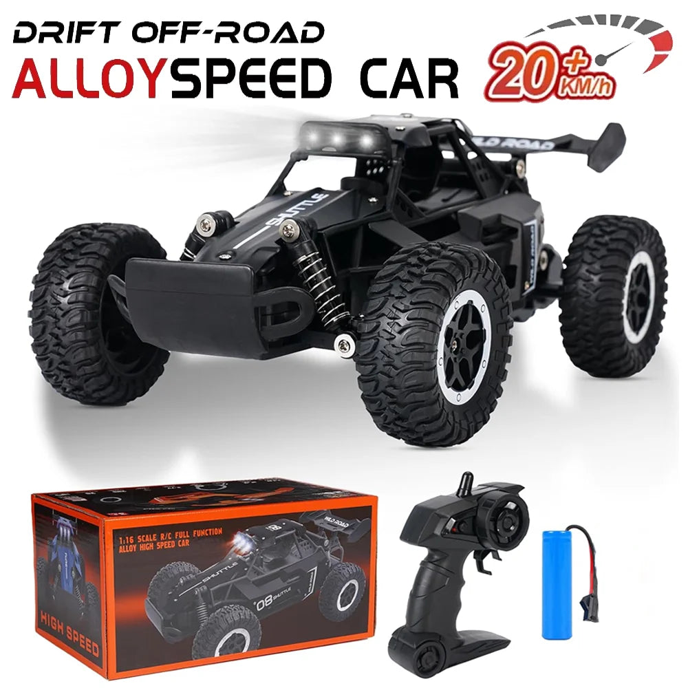 New 1:16 RC Car Remote Control Cars 2.4G Buggy Truck Drift Racing Climbing Off Road Vehicle Outdoor Toy Boy Kids Childrens Gifts